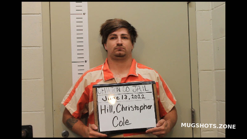 HILL CHRISTOPHER COLE 06 13 2022 Chilton County Mugshots Zone