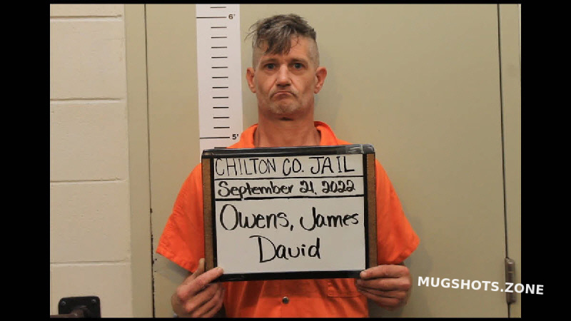 OWENS JAMES DAVID 09 22 2022 Chilton County Mugshots Zone