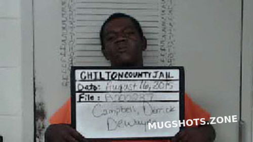 CAMPBELL DERRICK DEWAYNE 10 01 2022 Chilton County Mugshots Zone