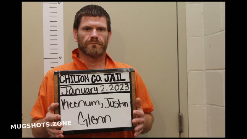 KEENUM JUSTIN GLENN 04 11 2023 Chilton County Mugshots Zone