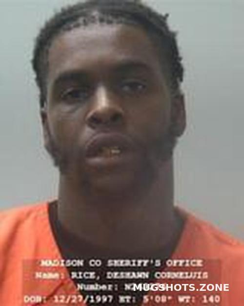 Deshawn Corneluis Rice Madison County Mugshots Zone