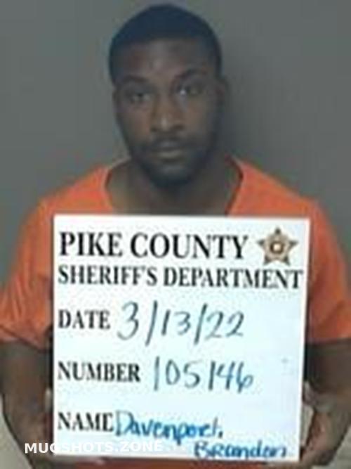 BRANDON RAKEEM DAVENPORT 03 13 2022 Pike County Mugshots Zone