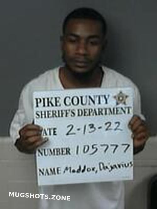 DAJAVIUS RASHAD MADDOX 12 13 2022 Pike County Mugshots Zone