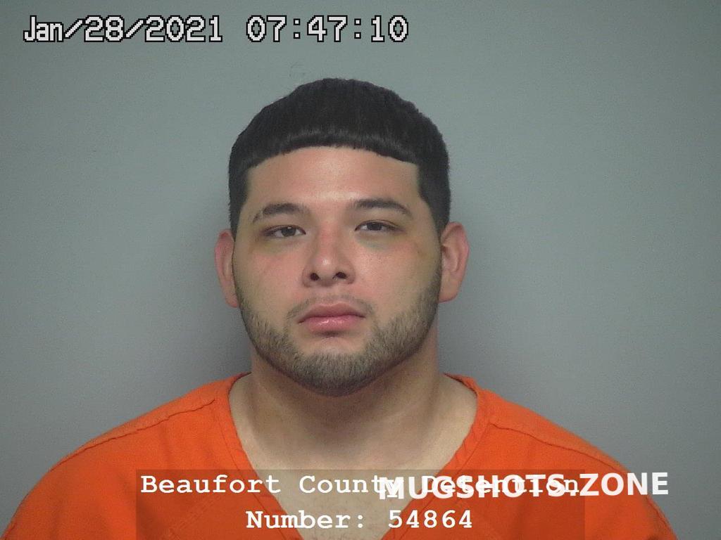 KEVIN IAN GONZALEZ 01/28/2021 Beaufort County Mugshots Zone