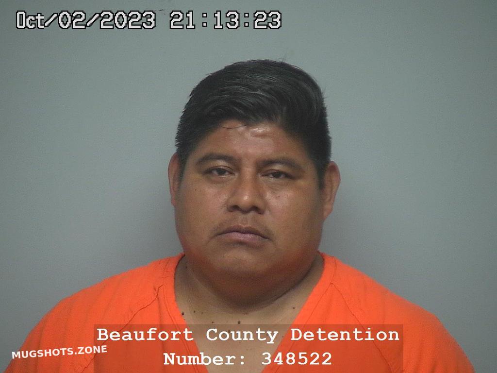 ARTURO SANTIAGO MARTINEZ 10/02/2023 - Beaufort County Mugshots Zone