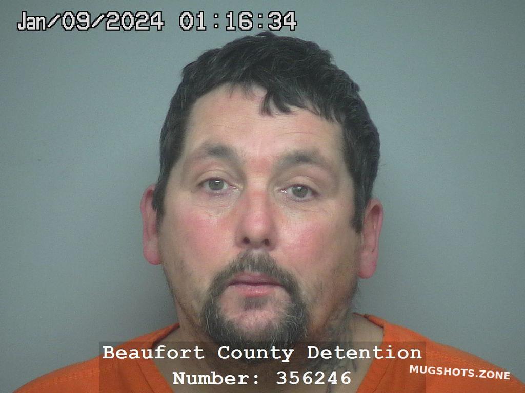 Shawn Patrick Smith 01 09 2024 Beaufort County Mugshots Zone