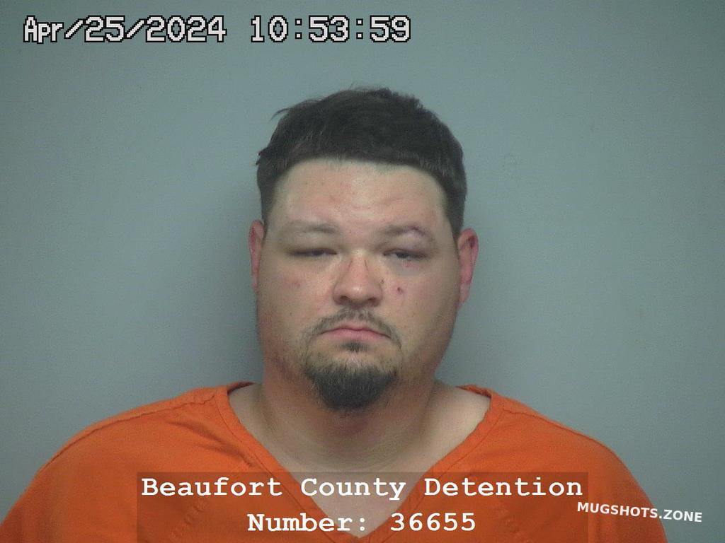 Ryan Scott Blount 04 25 2024 Beaufort County Mugshots Zone