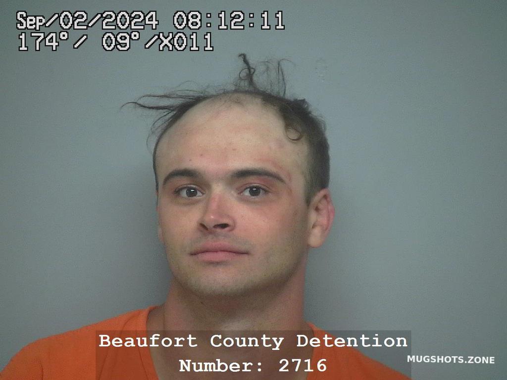 JUSTIN MICHAEL GLOWNEY 09/02/2024 - Beaufort County Mugshots Zone