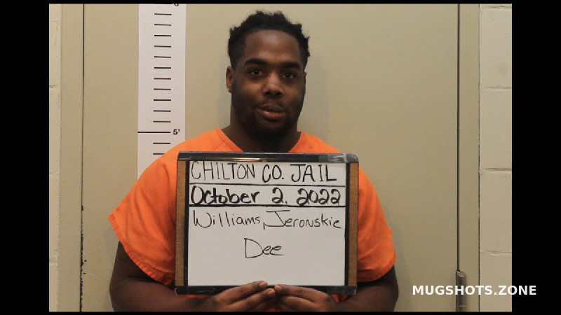 WILLIAMS JERONSKIE DEE 10/02/2022 - Chilton County Mugshots Zone