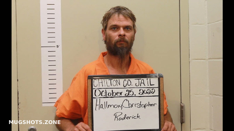 HALLMON CHRISTOPHER RODERICK 10/25/2022 - Chilton County Mugshots Zone
