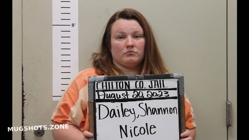 Dailey Shannon Nicole 08202023 Chilton County Mugshots Zone 7227