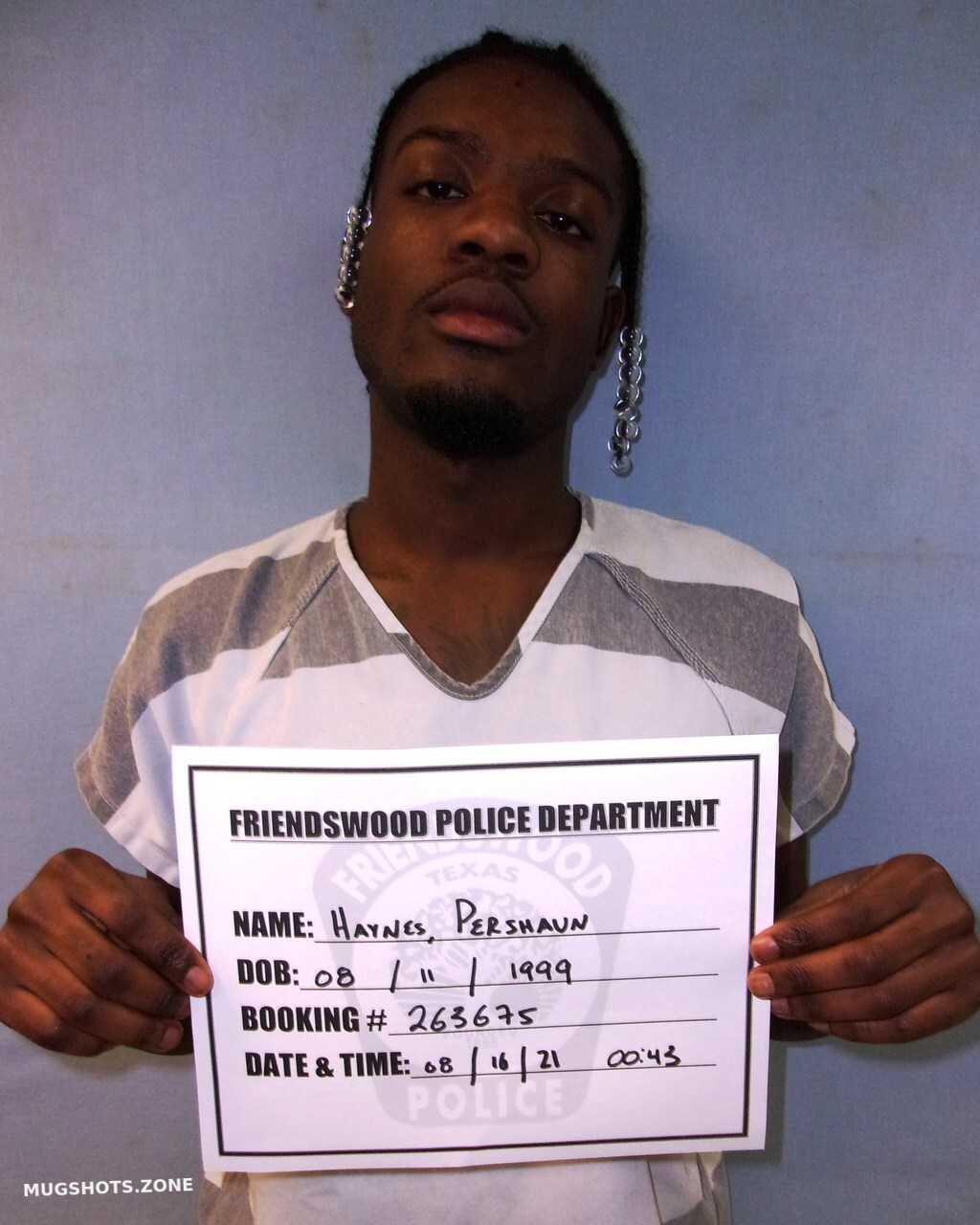 Haynes Pershaun Patrick 08162021 Harris County Mugshots Zone 1054