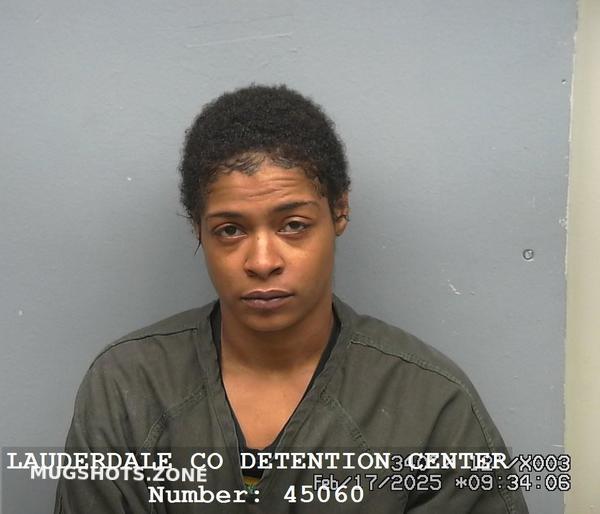 SOUTHWARD LATISHA NATORIA 02/16/2025 Lauderdale County Mugshots Zone