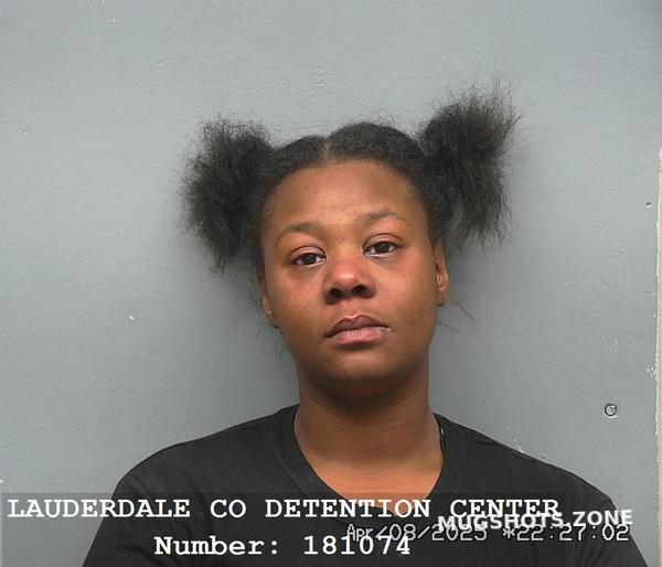 OATES KIANNA SHANICE 04/08/2025 Lauderdale County Mugshots Zone