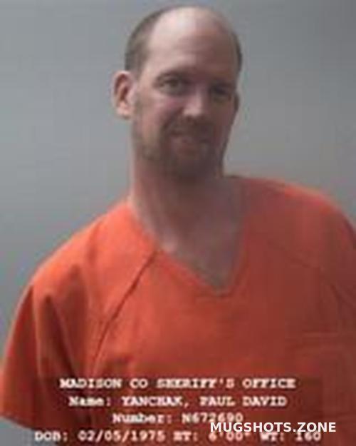 Paul David Yanchak 08262022 Madison County Mugshots Zone