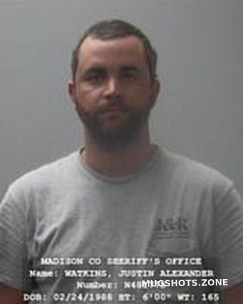 JUSTIN ALEXANDER WATKINS 08/26/2022 - Madison County Mugshots Zone