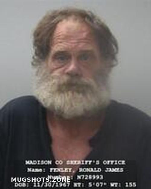 RONALD JAMES FENLEY 08/31/2022 Madison County Mugshots Zone