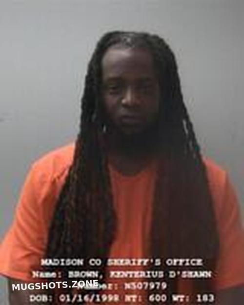 KENTERIUS D'SHAWN BROWN 09/11/2022 Madison County Mugshots Zone
