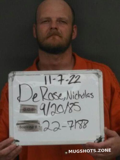 DEROSE NICHOLAS RAY 11/07/2022 Sebastian County Mugshots Zone
