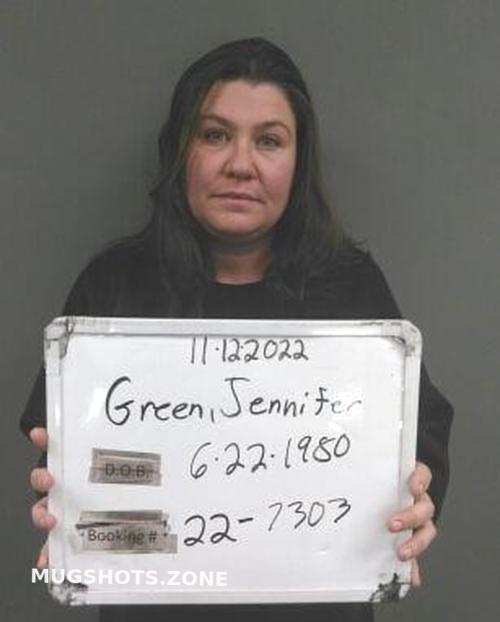 GREEN JENNIFER 11/11/2022 Sebastian County Mugshots Zone