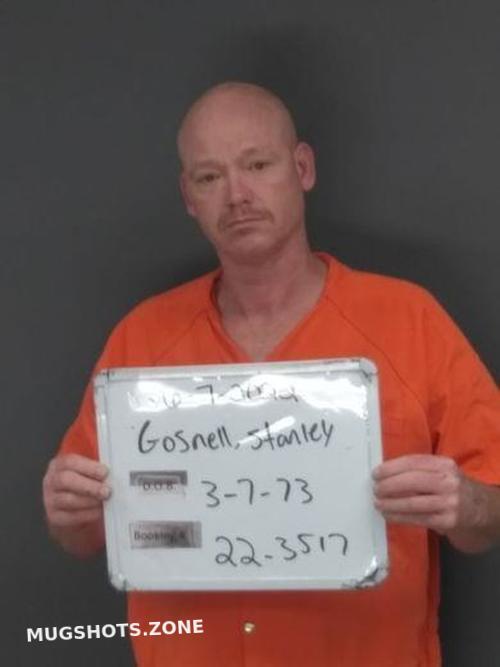 GOSNELL STANLEY WAYNE 01/07/2023 Sebastian County Mugshots Zone