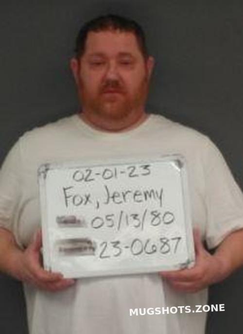 FOX JEREMY STEPHEN 02/01/2023 Sebastian County Mugshots Zone