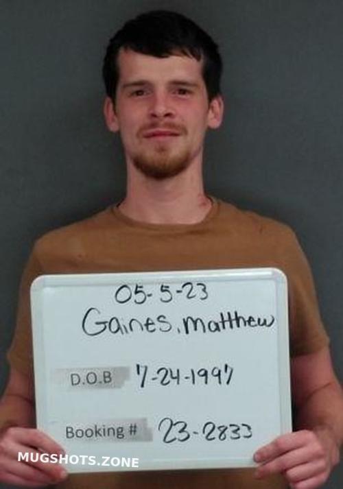 GAINES MATTHEW 05/05/2023 Sebastian County Mugshots Zone