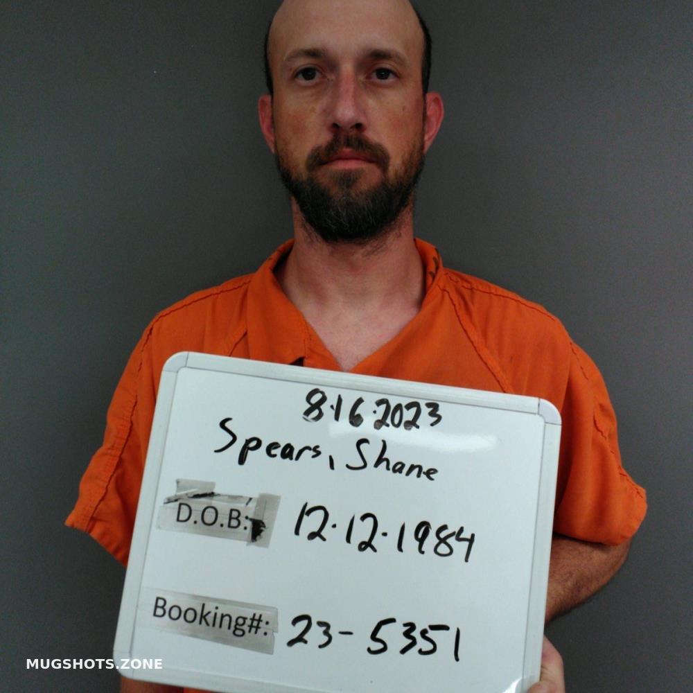 SPEARS SHANE RAY 08/15/2023 Sebastian County Mugshots Zone