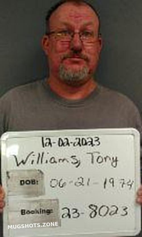 Williams Tony Marshall 12 02 2023 Sebastian County Mugshots Zone