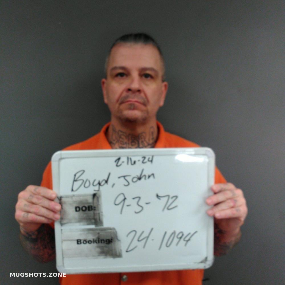 BOYD JOHN RAY JUNIOR 02/16/2024 - Sebastian County Mugshots Zone