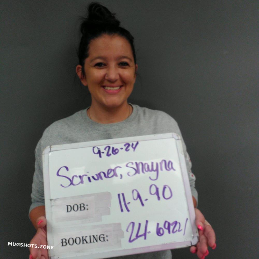 SCRIVNER SHAYNA RAYLYN 09/26/2024 Sebastian County Mugshots Zone