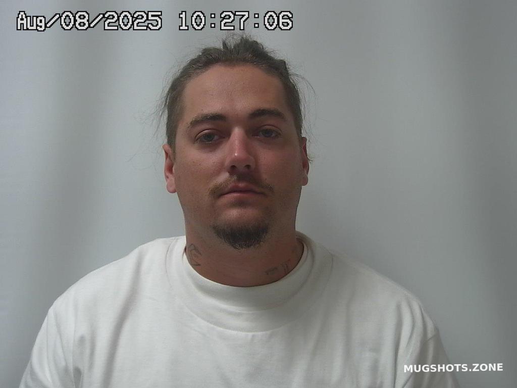 EVANS CALEB STEWART 08/08/2025 Tri County Regional Jail Mugshots Zone